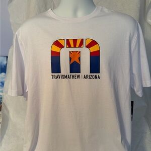 Travis Mathew Arizona Graphic White Tee